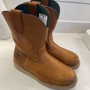 Georgia Men's Wedge Wellington Steel Toe Work Boot